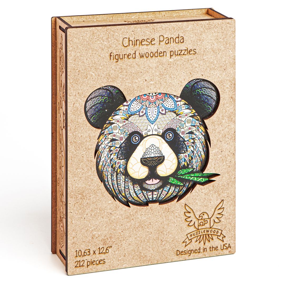 Деревянный пазл Puzzlewood Китайская панда