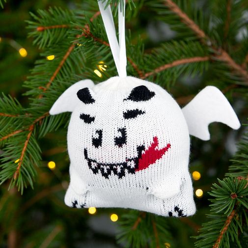 Ёлочный шар Дракон (Белый) Ёлочный шар Дракон (Белый)