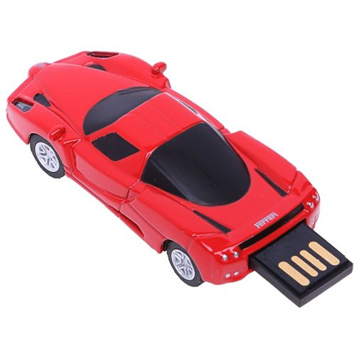 Флешка Ferrari 8 Гб (Красный) С выдвинутым носителем Флешка Ferrari 8 Гб (Красный) С выдвинутым носителем