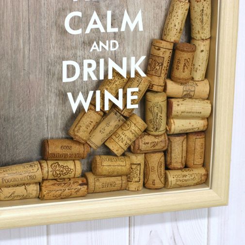Копилка для винных пробок Keep Calm And Drink Wine Копилка для винных пробок Keep Calm And Drink Wine