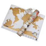 Карманная скретч-карта мира (на английском)