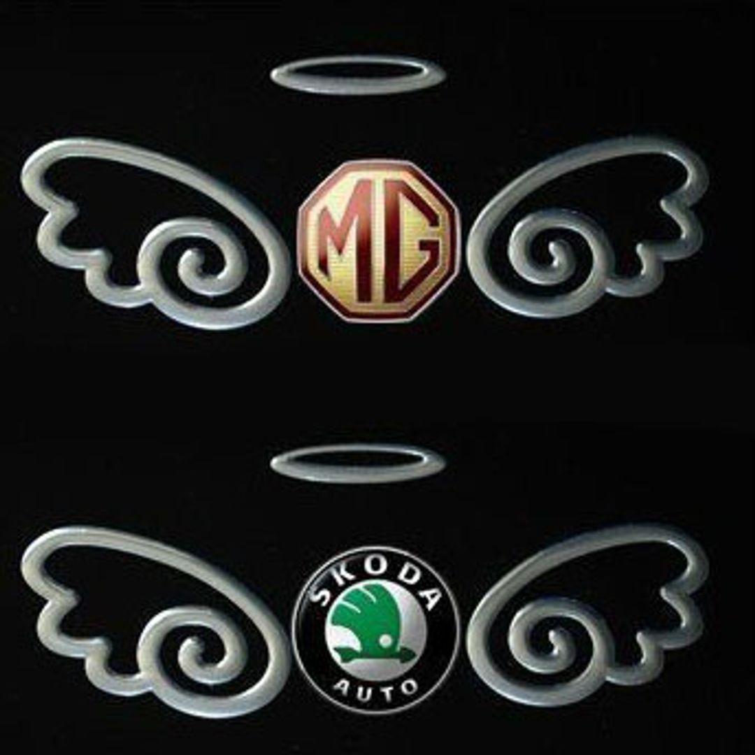 Наклейка на эмблему авто Ангел Наклейка на эмблему авто Ангел