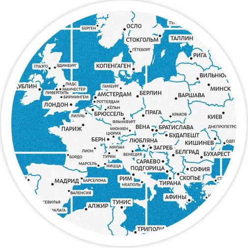 Персональная карта путешествий Вояжер