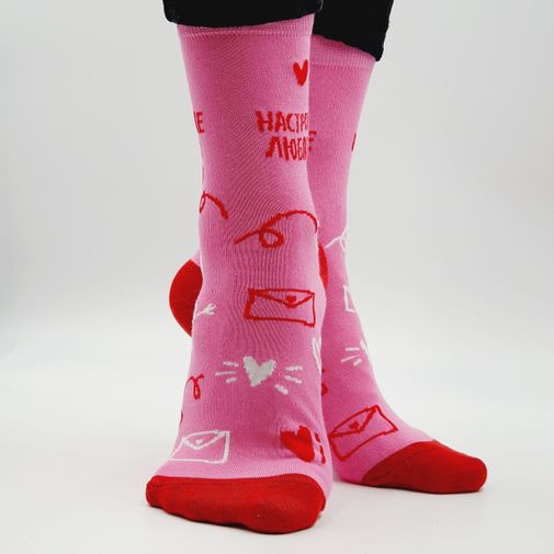 Носки Настроение люблю его, люблю другого