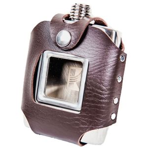 Фляжка в кожаном чехле Калашников