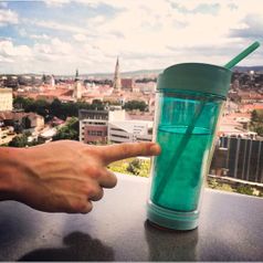 Непадающий стакан Mighty Mug Ice: Teal (Translucent Color)