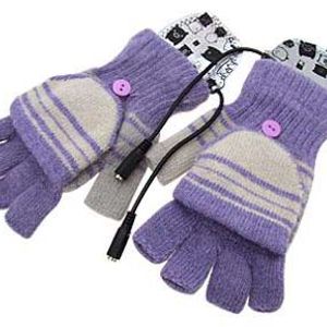 Перчатки с подогревом от USB Фиолетовые Перчатки с подогревом от USB Фиолетовые