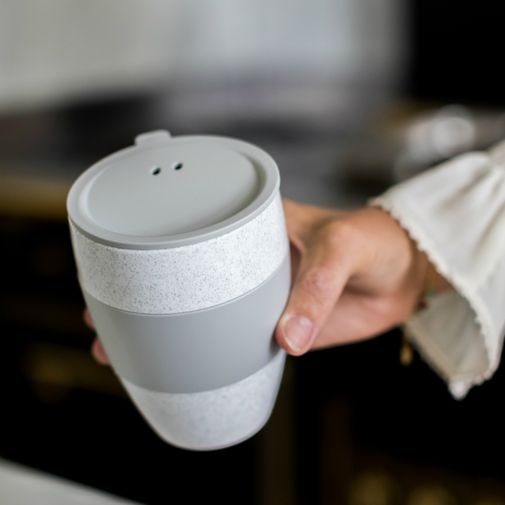 Термокружка Aroma To Go Organic синяя (400 мл)