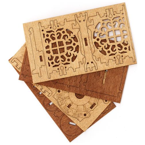 Конструктор-шкатулка Новогодний домик (модель для сборки, оригинал!) Конструктор-шкатулка Новогодний домик (модель для сборки, оригинал!)