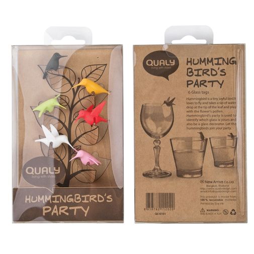 Набор маркеров для бокалов Humming Bird (6 шт)