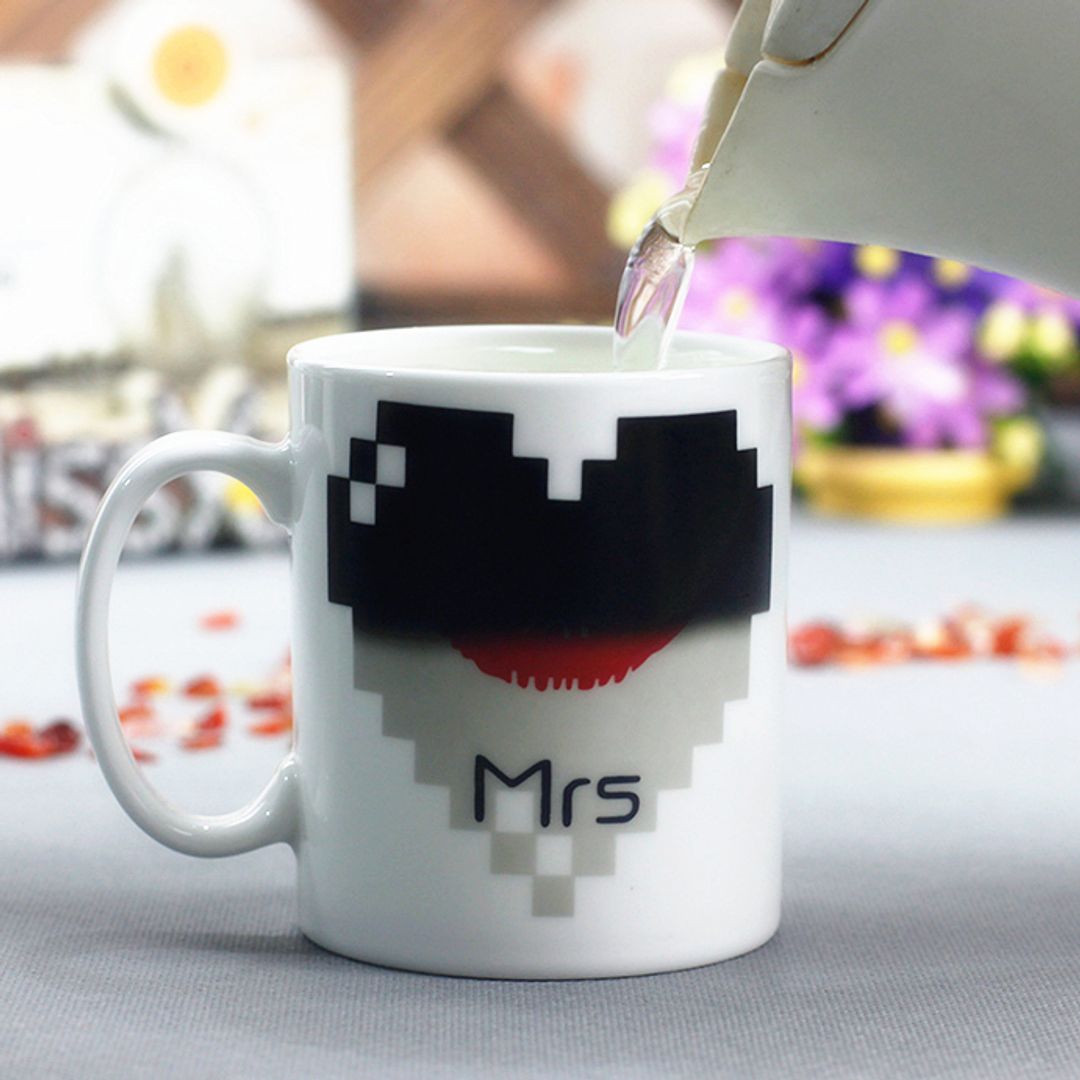 Термокружка Горячее сердце Mrs