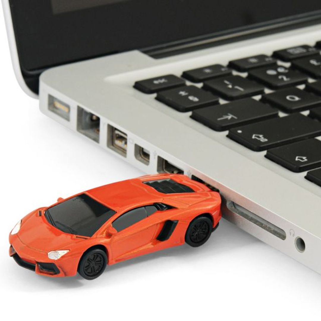 Флешка Lamborghini 8 Гб (Оранжевый) Использование Флешка Lamborghini 8 Гб (Оранжевый) Использование