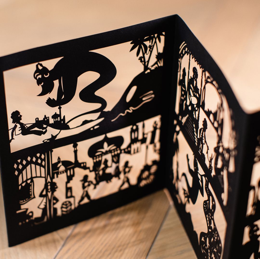 Книга Театр теней Волшебная лампа Аладдина Книга Театр теней Волшебная лампа Аладдина