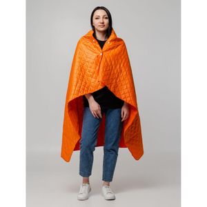 Плед-пончо для пикника SnapCoat (Оранжевый)