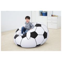 Кресло надувное Футбольный мяч (114 х 112 х 71 см)
