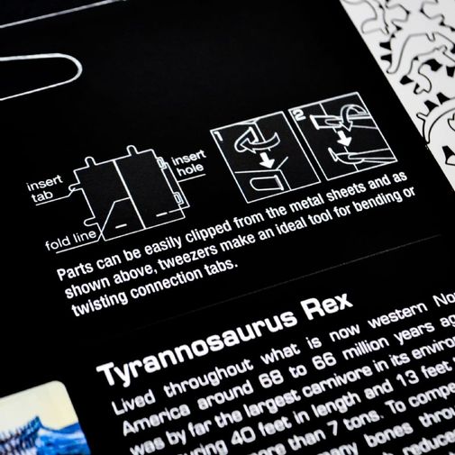 Металлический конструктор Tyrannosaurus Rex (14+)