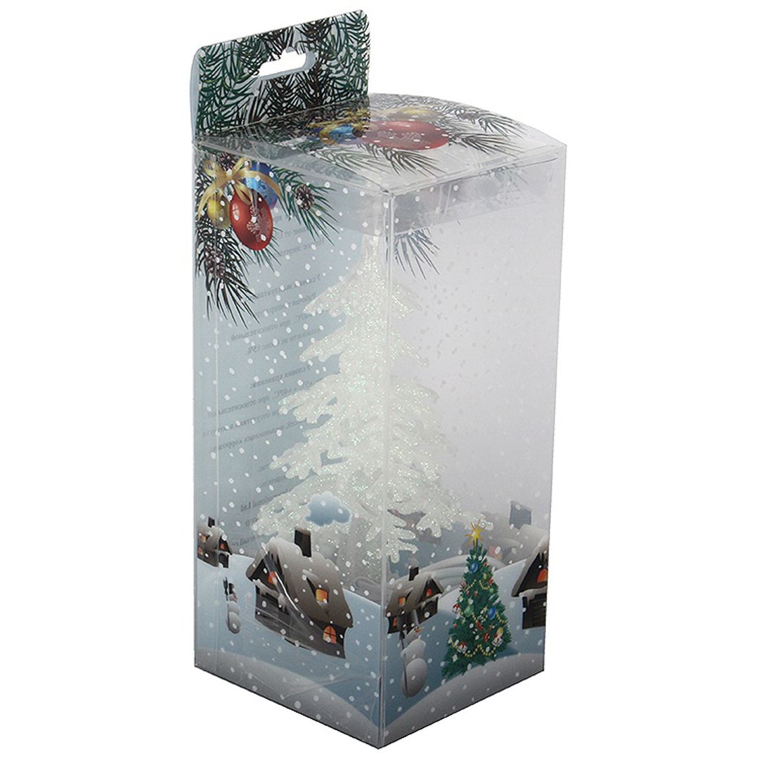 Светящаяся снежная новогодняя елочка Светящаяся снежная новогодняя елочка