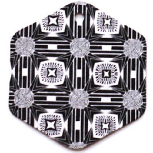 Бирка упаковочная Ар деко — шестигранник Бирка упаковочная Ар деко — шестигранник