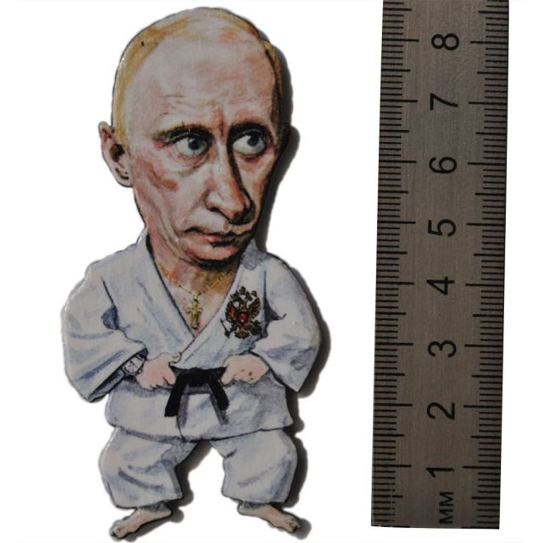Магнит на холодильник Путин Дзюдоист Магнит на холодильник Путин Дзюдоист