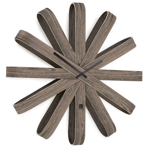 Часы настенные Ribbon (Состаренный орех)