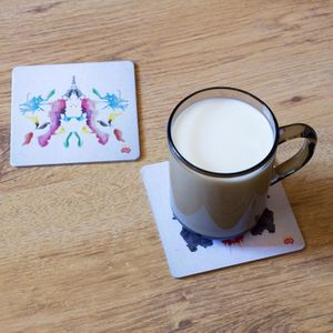 Набор подставок под чашку Пятна Роршаха