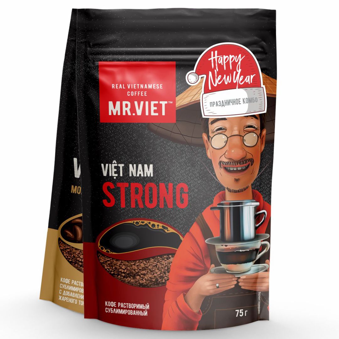 Новогодний набор кофе Mr.Viet (2 шт по 75 г)