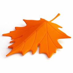 Стоппер для двери Кленовый лист Loose Leaf (Желтый) (Оранжевый)