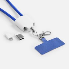 Кабель-ланьярд energyFlex Pro (синий)