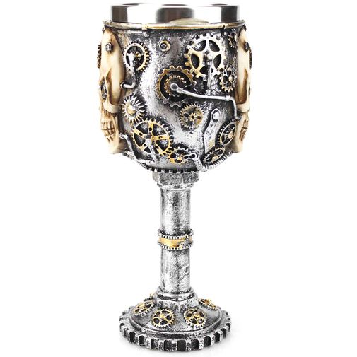 Бокал Череп с шестеренками Бокал Череп с шестеренками