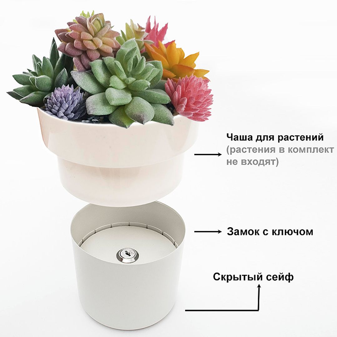 Сейф Цветочный горшок с тайником