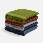 Плед вафельный Elenglect (светло-серый)