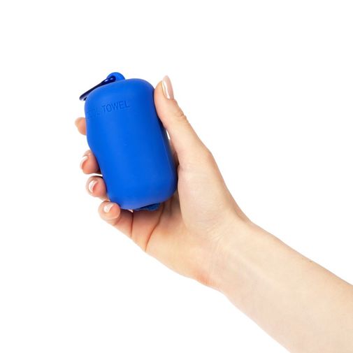 Охлаждающее полотенце Narvik в силиконовом чехле (синий) Охлаждающее полотенце Narvik в силиконовом чехле (синий)