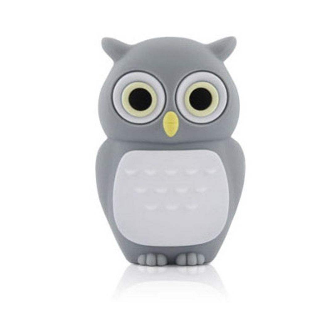 Флешка Сова Серая 8 Гб Флешка Сова Серая 8 Гб