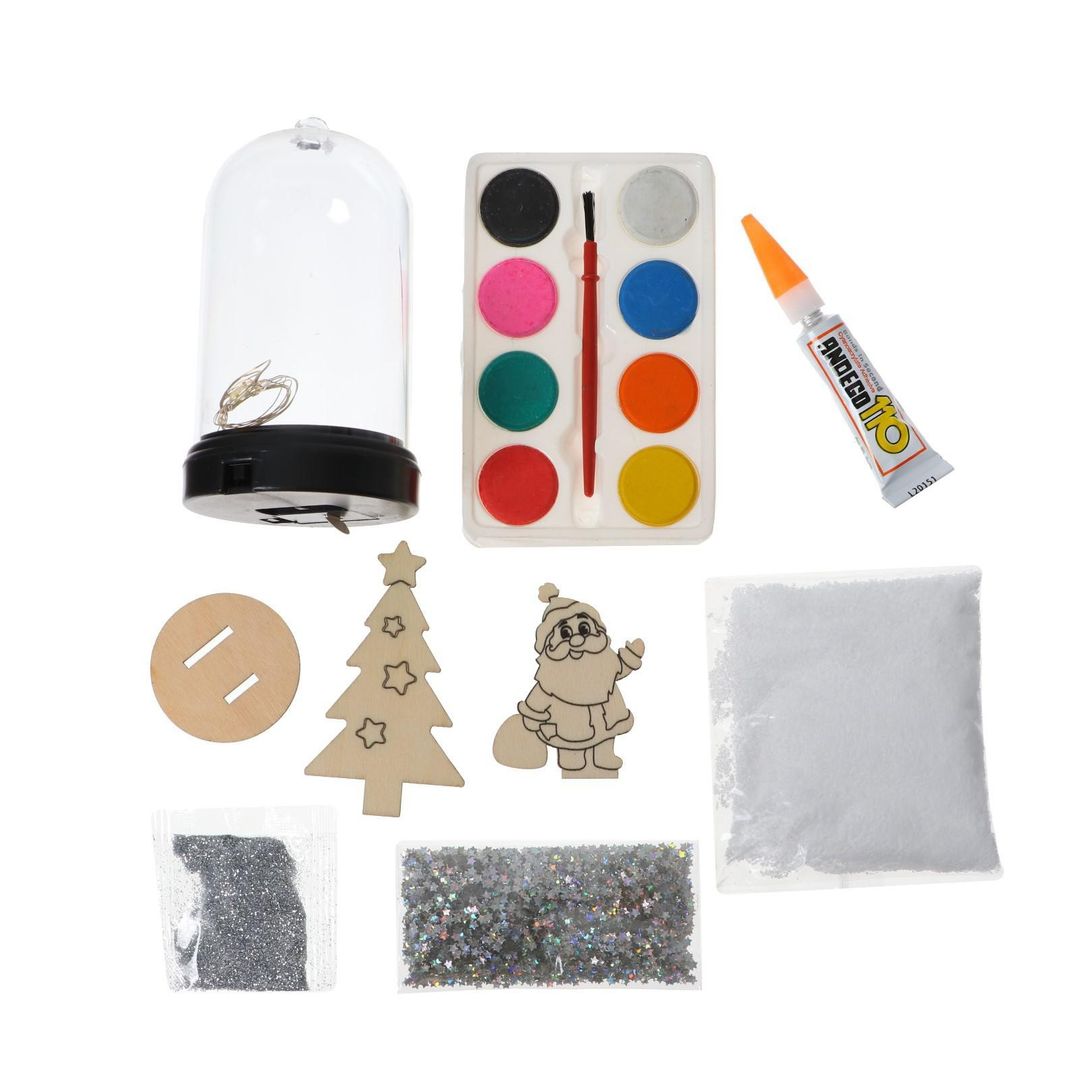 Набор для творчества Новогодний ночник с Дедом Морозом Набор для творчества Новогодний ночник с Дедом Морозом