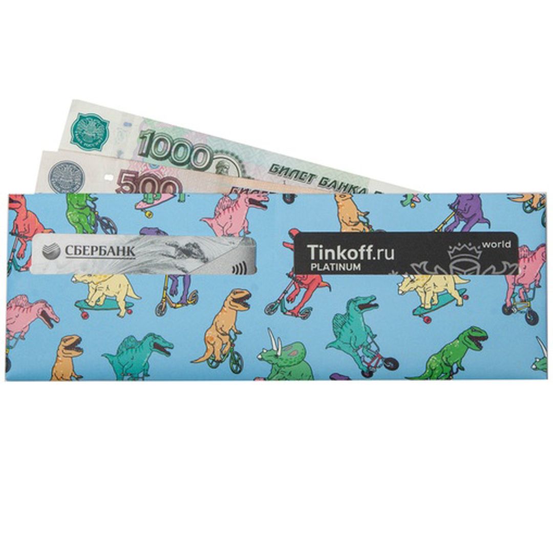Кошелек Bumaga Dinosaur Кошелек Bumaga Dinosaur