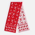 Шарф Holidale (красный с молочным) Шарф Holidale (красный с молочным)