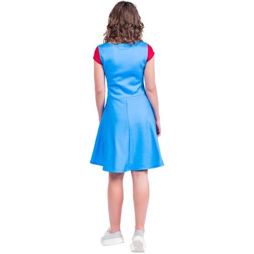 Платье Super Mario (Фонарик) Вид сзади Платье Super Mario (Фонарик) Вид сзади