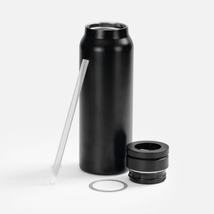 Термобутылка Magnus с магнитным держателем для телефона (черный)