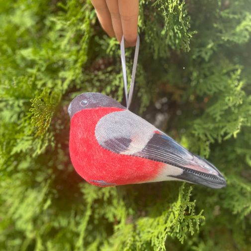 Игрушка птица Снегирь Игрушка птица Снегирь