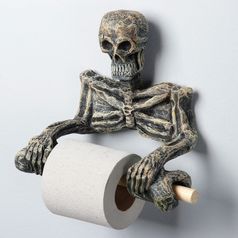 Держатель для туалетной бумаги Скелет