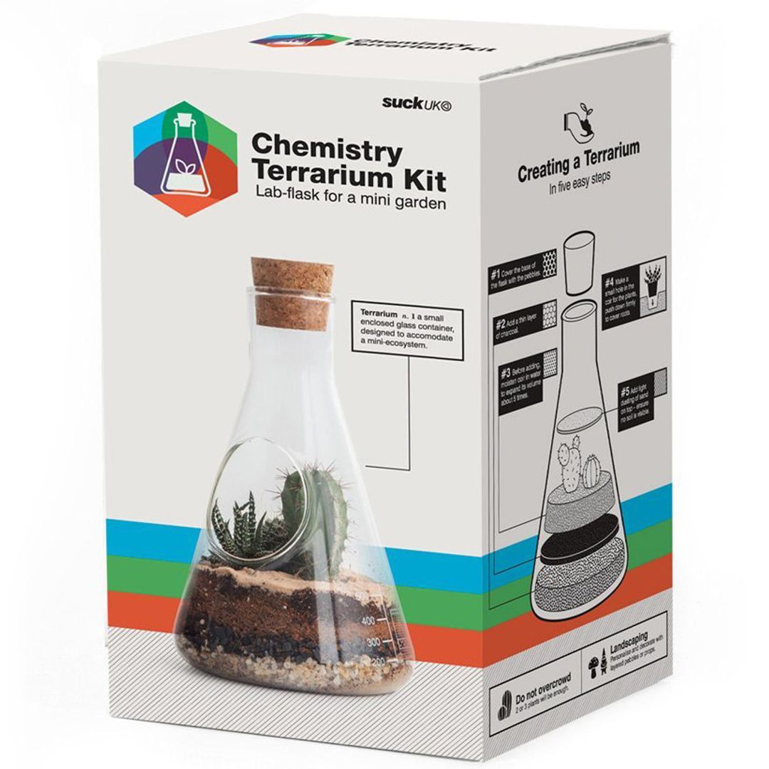 Настольный террариум для растений Chemistry Terrarium Kit (SUCK UK ...