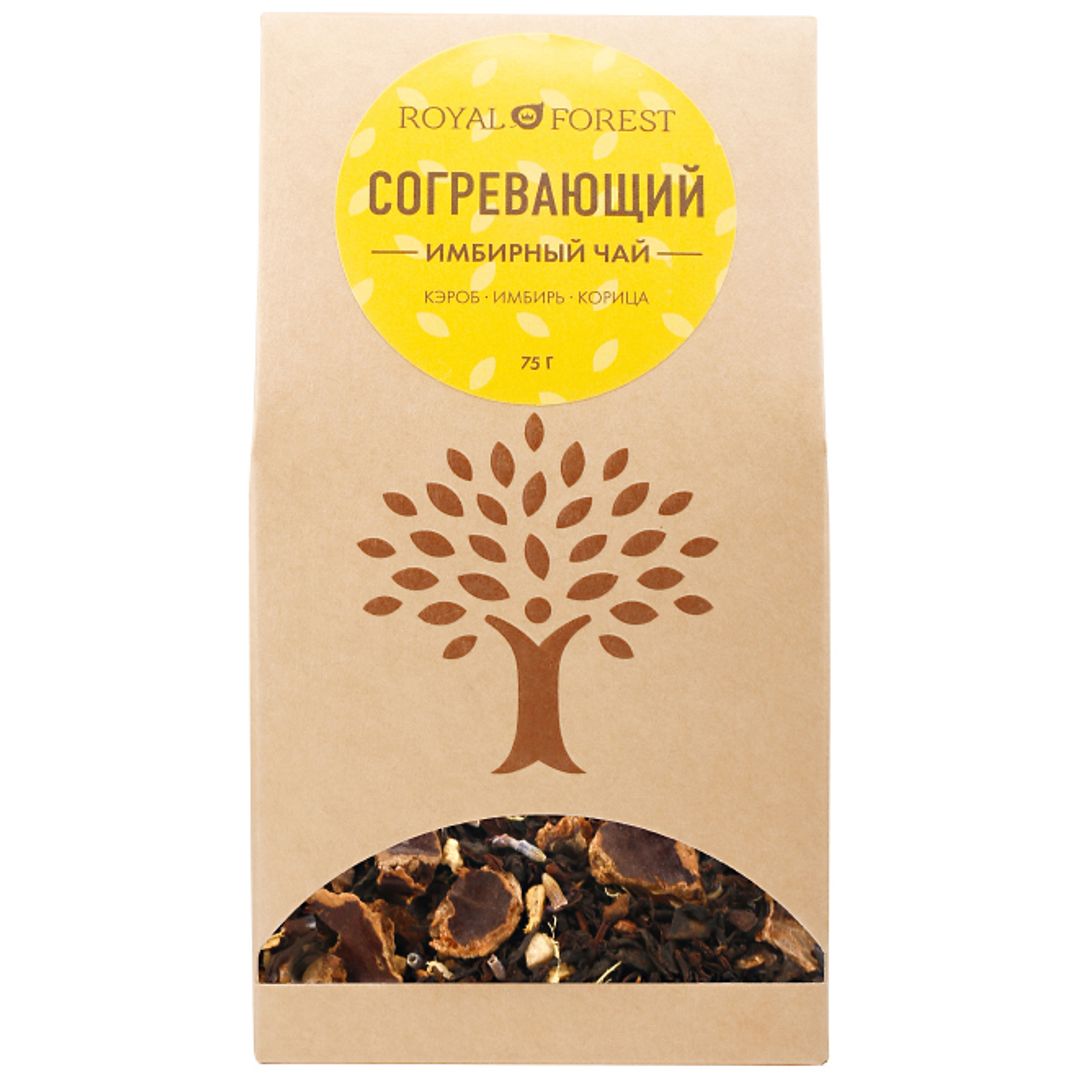 Согревающий чай (кэроб, имбирь, корица) (75 г) Согревающий чай (кэроб, имбирь, корица) (75 г)