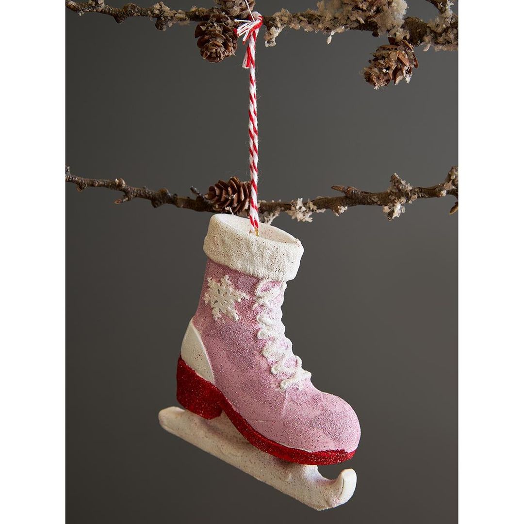 Набор ёлочных украшений Pink fairytale из коллекции New Year Essential, 4 шт.