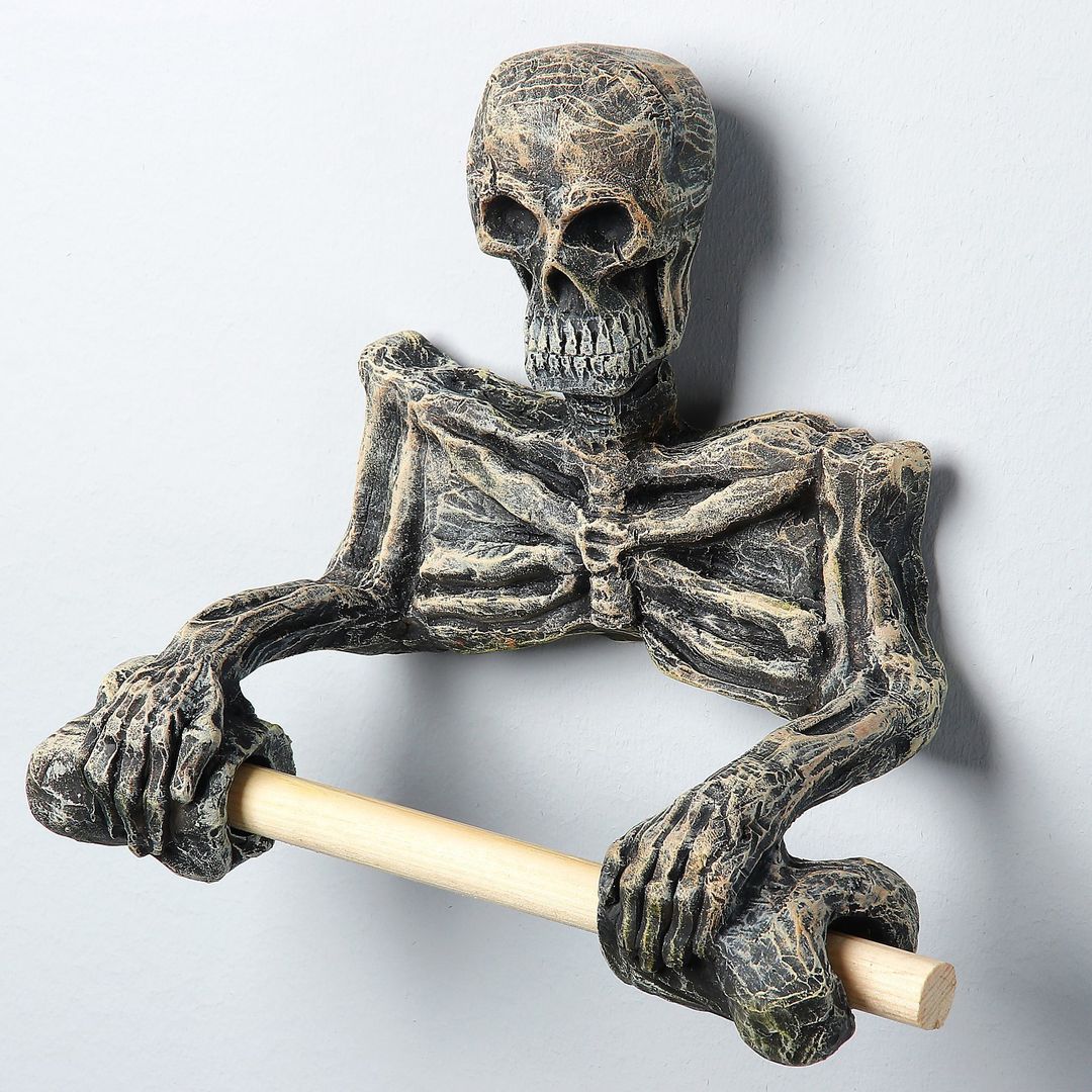 Держатель для туалетной бумаги Скелет