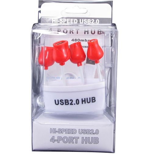 USB Хаб Букет роз (Белый) В упаковке USB Хаб Букет роз (Белый) В упаковке