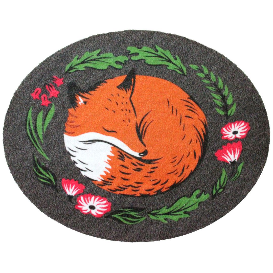 Коврик для входной двери Лисичка