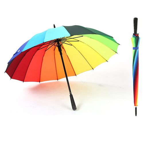 Зонт Радуга (Прямая ручка)