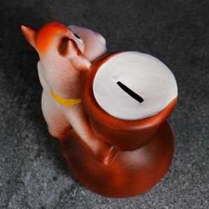 Копилка Корова с крынкой Без забот