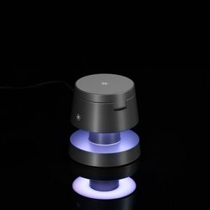 Станция беспроводной зарядки с подсветкой Lume (серый)