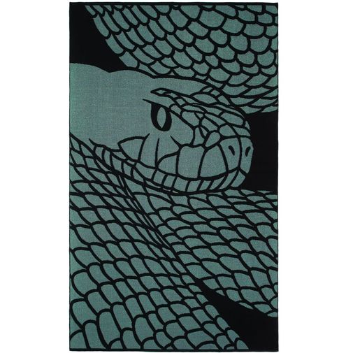 Плед Serpentica (Черный с люрексом) Плед Serpentica (Черный с люрексом)